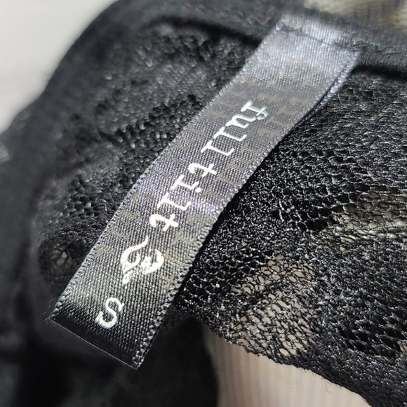 full tilt american eagle black laced back tank top - Picture 8 of 10